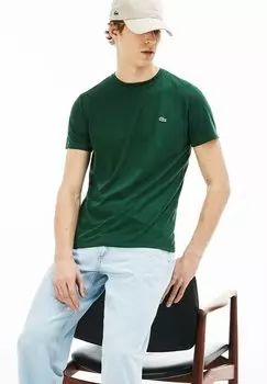 Базовая футболка Lacoste, вечнозеленая