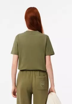Базовая футболка Lacoste, зеленый