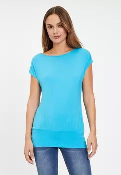 Базовая футболка LASCANA, бирюзовый