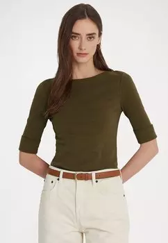 Базовая футболка Lauren Ralph Lauren, зеленый