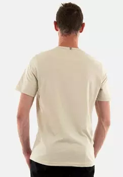 Базовая футболка le coq sportif, бежевый