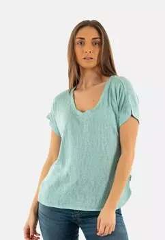 Базовая футболка Le Temps Des Cerises, синий