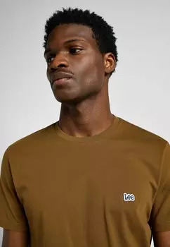Базовая футболка Lee, светло-коричневый