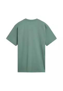 Базовая футболка LEFT CHEST LOGO TEE Vans, цвет Dark Forest