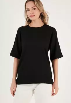 Базовая футболка LELA, черная