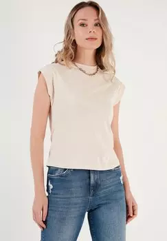 Базовая футболка LELA, камень