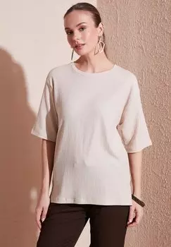 Базовая футболка LELA, камень