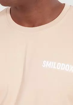 Базовая футболка LENNARD Smilodox, бежевый