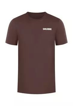 Базовая футболка LENNARD Smilodox, коричневый