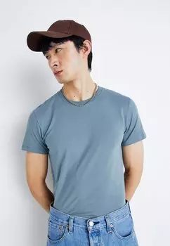 Базовая футболка Levi's, жженая оливковая/солдатская жженая оливковая Crew Neck 2 Pack