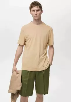 Базовая футболка LIMAN Mango, бежевый