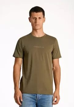 Базовая футболка Lindbergh, темно-зеленый