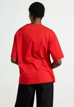 Базовая футболка Lindex, темно-красный