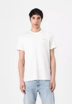 Базовая футболка LINEAR CHEST TEE Tommy Jeans, кремовый