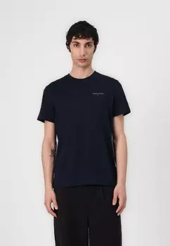 Базовая футболка LINEAR CHEST TEE Tommy Jeans, темно-синий