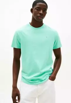 Базовая футболка LINEAR LOGO CREW NECK Tommy Jeans, зеленый
