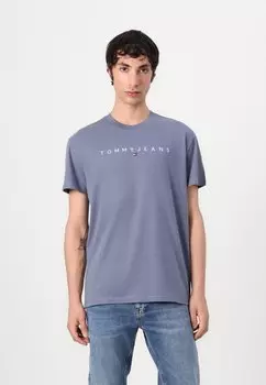 Базовая футболка LINEAR LOGO TEE Tommy Jeans, антрацит