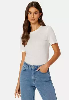 Базовая футболка LINEN MIX T-SHIRT Bubbleroom, белый