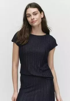 Базовая футболка LISA KNITTED TOP STOCKH LM, синий