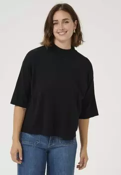 Базовая футболка LIZZA TURTLENECK Kaffe, черный