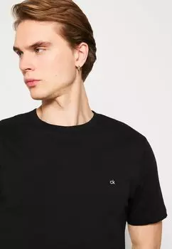 Базовая футболка Logo 2 Pack Calvin Klein, черный