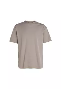 Базовая футболка Logo Calvin Klein, бежевый
