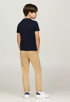 Базовая футболка LOGO CREW NECK Tommy Hilfiger, темно-синий