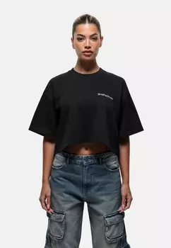 Базовая футболка LOGO CROPPED TEE P Good For Nothing, черный