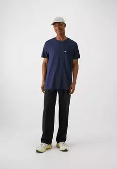 Базовая футболка Logo GAP, темно-синяя