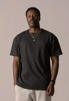 Базовая футболка LOGO POCKET TEE UNISEX BLKVIS, черный