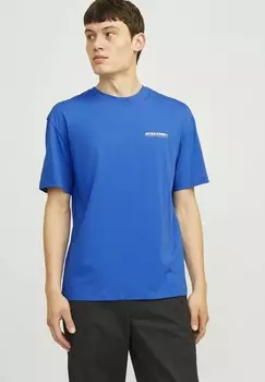 Базовая футболка LOGO RUNDHALS Jack & Jones, синий