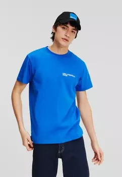 Базовая футболка LOGO SLIM-FIT Karl Lagerfeld Jeans, синий