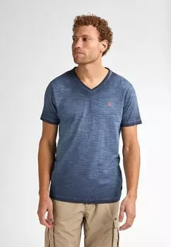 Базовая футболка LOGO STINGRAY Petrol Industries, темно-синий