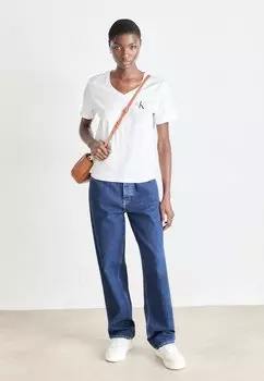 Базовая футболка LOGO TEE 2 PACK Calvin Klein Jeans, белый