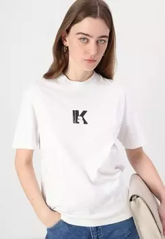 Базовая футболка LOGO TEE Karl Lagerfeld Jeans, белый