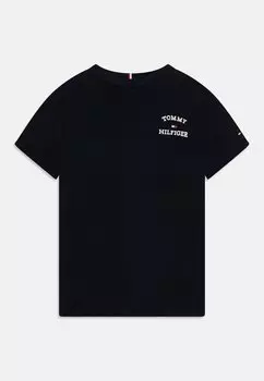 Базовая футболка LOGO TEE Tommy Hilfiger, цвет desert sky