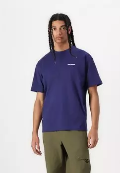 Базовая футболка LOGO TEE UNISEX Salomon, синий
