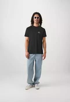 Базовая футболка LOGO UNISEX Quiksilver, черный
