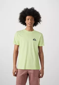 Базовая футболка LOGO UNISEX Quiksilver, зеленый