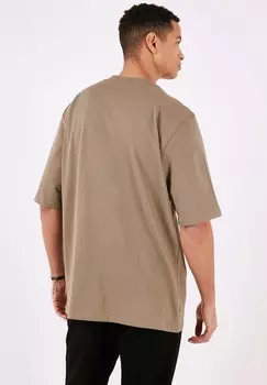 Базовая футболка LOOSE FIT Buratti, светло-коричневый