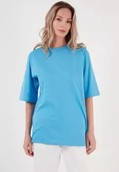 Базовая футболка LOOSE FIT LELA, цвет baby blue