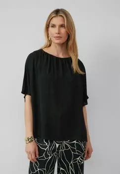 Базовая футболка LOOSE FIT MIT FUTTER s.Oliver BLACK LABEL, черный