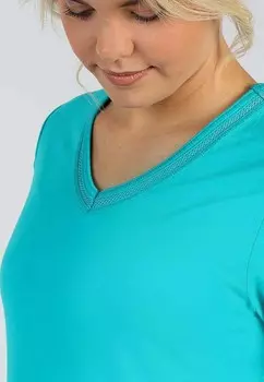 Базовая футболка LOVERA Sorgenfri Sylt, бирюзовый