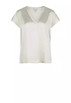 Базовая футболка LUIZA V-NECK Dante6, кремовый