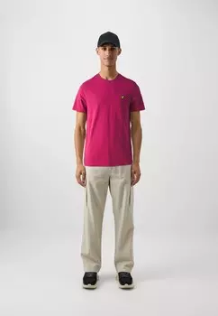 Базовая футболка Lyle & Scott, бордовый