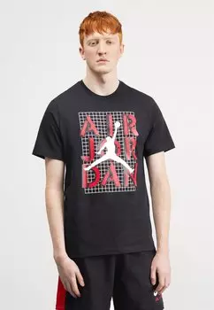 Базовая футболка M J BRAND JM STACK SS CREW Jordan, цвет black