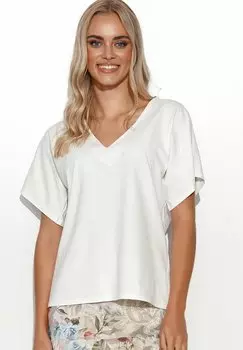 Базовая футболка Makadamia, молочный