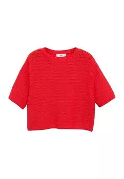 Базовая футболка Mango, коралл