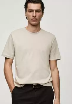 Базовая футболка Mango, серый