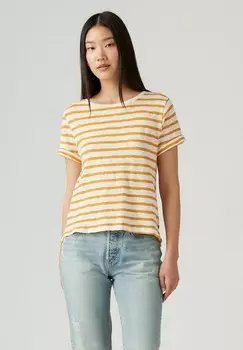 Базовая футболка MARGOT CAPTAIN Levi's, пестрый желтый